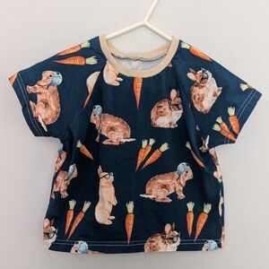 Custom Made Boys Bunny Easter Sunglasses Carrot Preppy Shirt 3